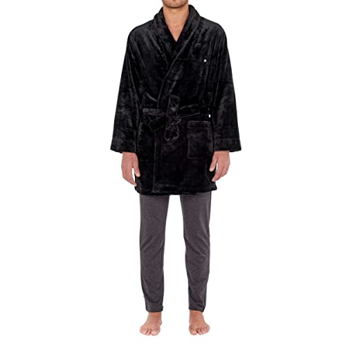 HOM Robe de Chambre Courte Nice Homme Taille L Peignoir Confort Vêtement Intérieur