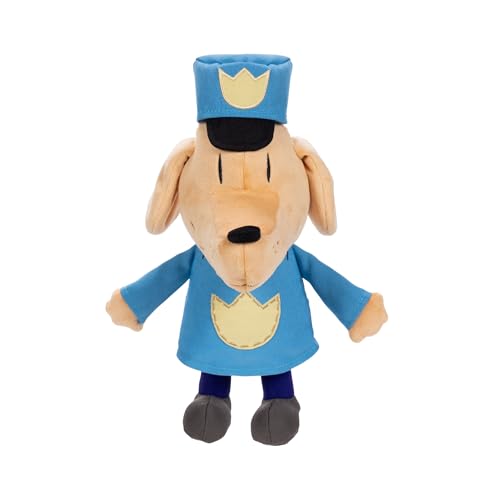 Jakks Pacific Dog Man - 32 cm Funktionsplüsch Figur, hochwertiges Plüschmaterial, Ohren flattern, zur Ergänzung der Dog Man-Buchsammlung, ab 4 Jahren geeignet