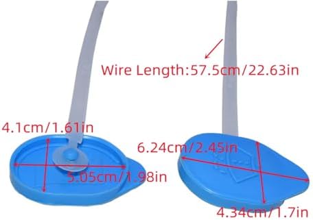 Car radiator cap Compatible With Fit For Jazz 2009 2010 2011 2012 2013 76802T6A003 Car Windshield Wiper Washer Fluid Reservoir For Tank Bottle Cap 76802TF0003(Cap)