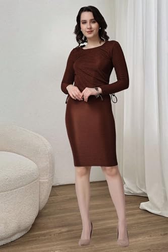 Image of POPWINGS Casual Solid Skirt and Top Set for Women | Stylish Skirt Co-ord Sets for Women | Crop Top and Skirt Set for Women | 2-Piece Sets for Women Summer Skirt