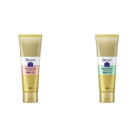 【セット買い】ビオレ おうちdeエステ 洗顔ジェル やわらか 240g 気分がほぐされるリラックスアロマの香り 240g(通常サイズの1.6倍) & おうちdeエステ 洗顔ジェル なめらか 240g 気分すっきりリラックスアロマの香り 240g(通常サイズ1.6倍)