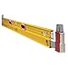 Stabila 35610 Type 106T Extendable Plate Level 6-10 Feet with Removable Standoffs The Extra Long Spirit Level For Accurate Measurements Across Irregularities and Laths, Yellow