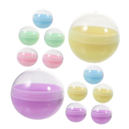 FUNOMOCYA DIY Craft Toys Macaron Plastic Capsules Mm Toy Prize Machine Parts Boys and Girls Party Favor Capsules