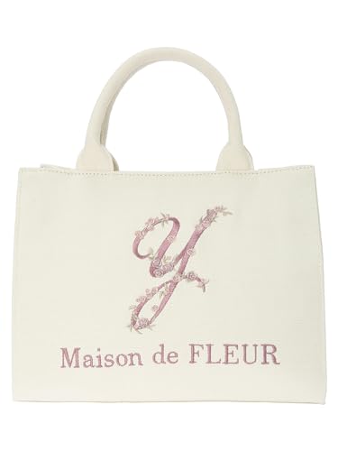 [メゾン ド フルール] トートバッグ ﾌﾗﾜｰｲﾆｼｬﾙ刺繍ﾄｰﾄﾊﾞｯｸﾞ レディース Yのサムネイル
