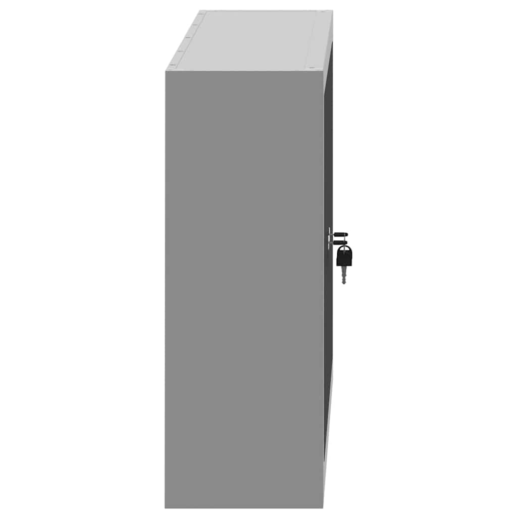 Genérico Armario de Herramientas Negro y Gris 50 x 20 x 55 cm,Bricolaje,Accesorios de Bricolaje,Organización y Almacenamiento de Herramientas,Armarios para herramientas-4103471