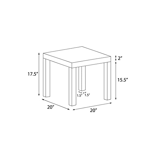 Ameriwood Home 5199096 Parsons Modern End Table thumb #7