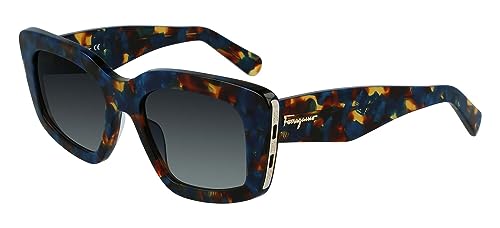 Salvatore Ferragamo Gancini-SF1024SL Blue Havana One Size