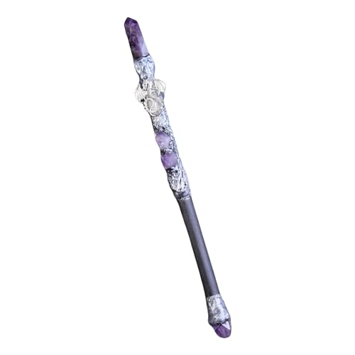 MYAROMA Handcrafted Amethyst Crystal Magic Wand