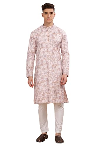 Image of BE ACTIVE Cotton Kurta for Men | Traditional and Classy Design | Indian Kurta | Full Sleeve Kurta