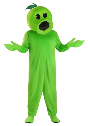 Fun Costumes Adult Plants Vs Zombies Peashooter Costume Cosplay Jumpsuit,