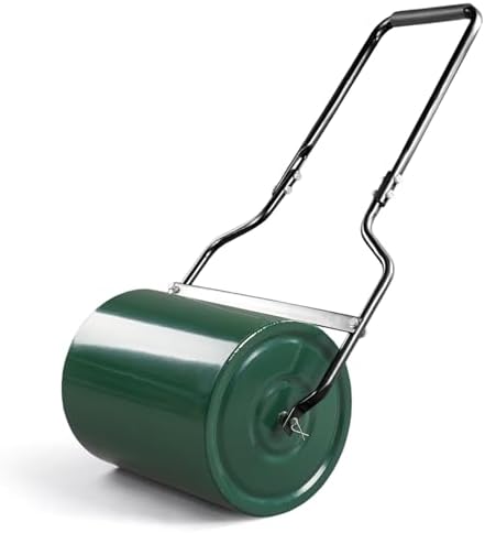 Outvita Lawn Roller, 8 Gallons Water and Sand Filled Garden Drum ...