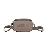 MUNICH Essence Recycled FW25 Crossbody Camera C/Taupe, Bolsos y Mochilas para Mujer, Brown, Medio