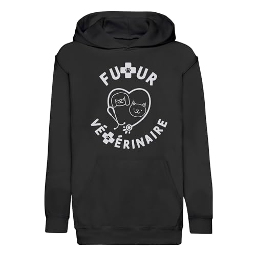 Sweat à capuche enfant futur vétérinaire une idée cadeau originale animaux