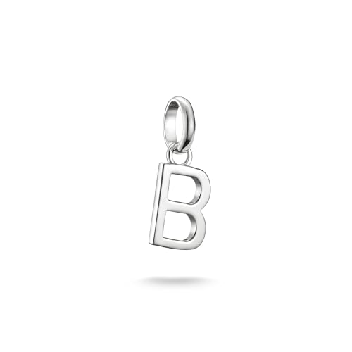 THOMAS SABO Charm-Anhänger Buchstabe B Connect Silber Recyceltes 925 Silber