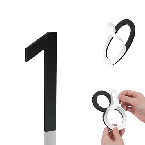 Image of 4 Inch House Numbers, Self-adhesive for Outside Mailbox House Number (1)