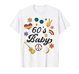 Esta camiseta retro de los años 60 es perfecta para cualquier persona que ama los años 60. Lleva este diseño hippie de fiesta de los años 60 para una fiesta de cumpleaños temática hippie