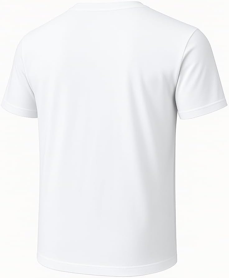 2-Pack Bulk Men’s V-Neck T-Shirts – Soft Pre-Shrunk Premium Cotton, Short Sleeves, Reinforced Collar, Crew Neck, Casual Fit - Image 3