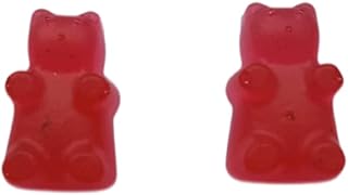 Feelmorelove Boutique Gummy Bear Stud Earrings - Colourful, rainbow, gummy bear, alternative fashion earrings