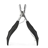 Fusion Hair Extension Crusher, Fusion Crusher Tool for Keratin Hair Extensions Hairs Extension Remove Tool for Keratin, Black Hairs Extensions Opener and Removal Tools for Installing Removing