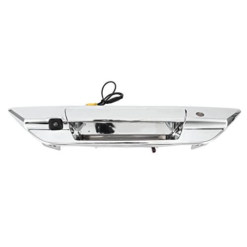 Image of Backup Camera Qiilu Rear View License Plate Reverse Camera Car Trunk Handle Color Backup Camera IP66 150‑170 Wide Angles Replacement for 2017‑2021(Silver)