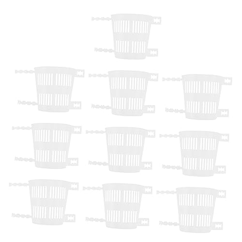 Yardenfun 10pezzi Vasi Trasparenti Per Controllo Vasi Per Fioriere Drenaggio Per Giardinaggio e Casa