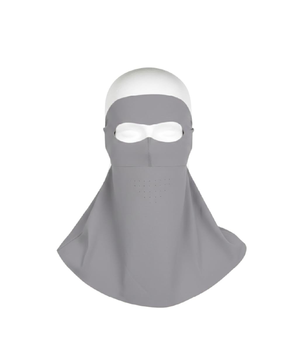 BLUE TYGA Sunscreen Shield, Unisex UV Protection Breathable Lightweight Balaclava Full Face Mask with Neck Cover for Bike Riding, Running & Outdoor Sports-image-11