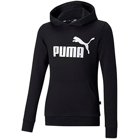 PUMA Sudadera con Capucha Essentials Logo Niño XS Black Cover
