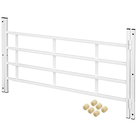 Prime-Line S 4780 21 In., White Painted Carbon Steel, Hinged 4-Bar Window Grill (Single Pack) Cover