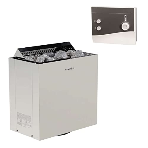 Preisvergleich Produktbild Sentiotec Viking E 9 kW finnischer Saunaofen Set inklusive Saunasteuerung K1-Next