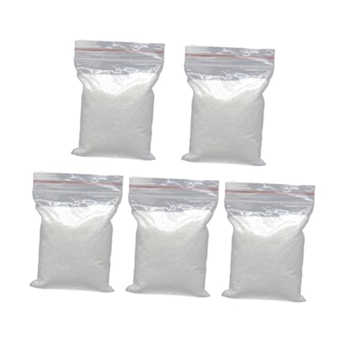 Housoutil 5packs White Sand for Fish Tank Decoration Elegant Aquatic Environment for Home Garden Vase Arrangements Creates Natural Aesthetic Aquariums