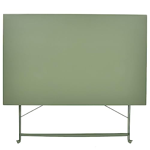 Table gain de place Palerme kaki 110x70 cm pliante pour studio