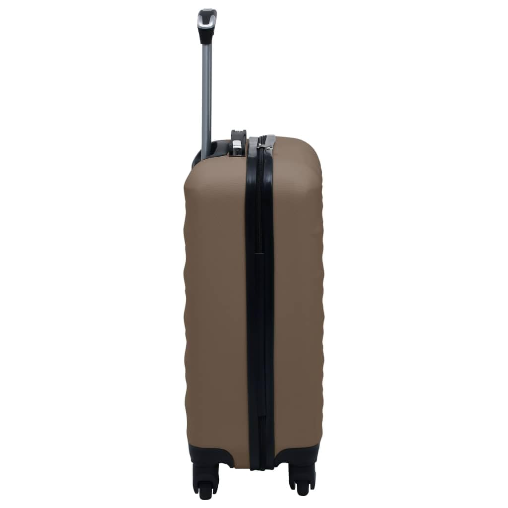 Generico Trolley a Custodia Rigida Marrone in ABS,Bagagli e Borse,Valigette,Marrone,3 kg,92423