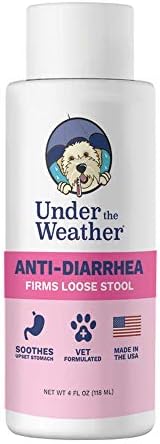 Under the Weather Anti-Diarrhea Liquid – Dog Anti Diarrhea Medication (4 oz Bottle)