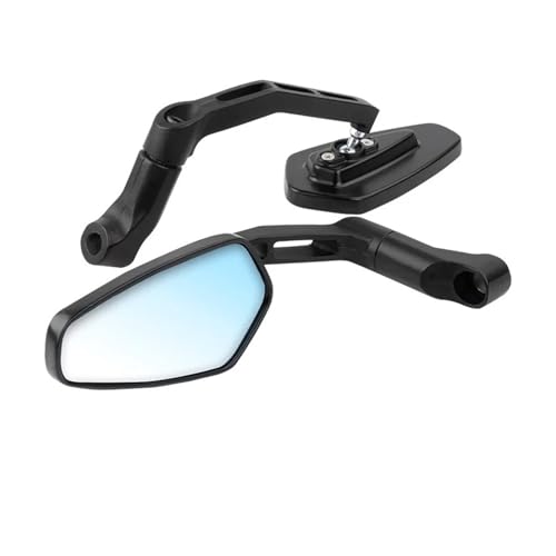Rétroviseurs de moto 22mm guidon universel rétroviseur pour vélo noir
