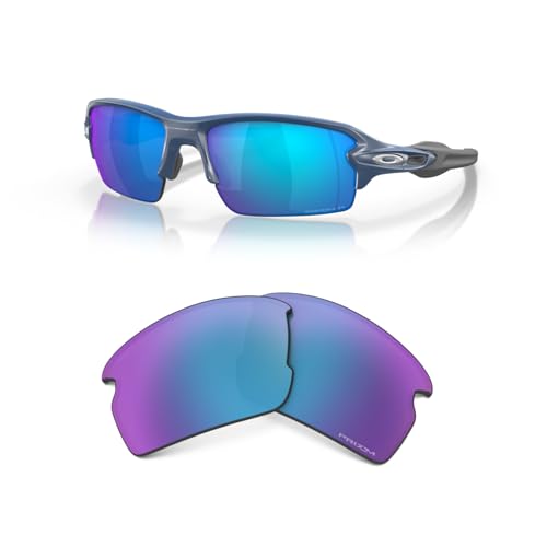 Oakley Authentic Flak 2.0 OO9295 00002059 Prizm Sapphire Iridium Replacement Lenses for Men for Women -Frames Not Included