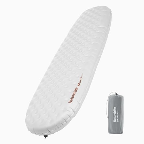 Naturehike Ultralight Insulated Sleeping Pad for Extreme Cold Weather, Weights 18oz, 8.8R NKTR™ AIR Inflatable Sleeping Mat for Camping, Hiking, Backpacking