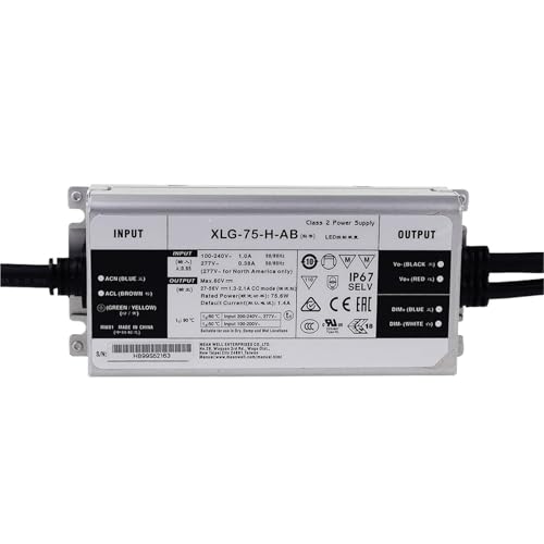 Soluciona oscilaciones con el driver XLG-75-H-AB 75W de potencia constante 2