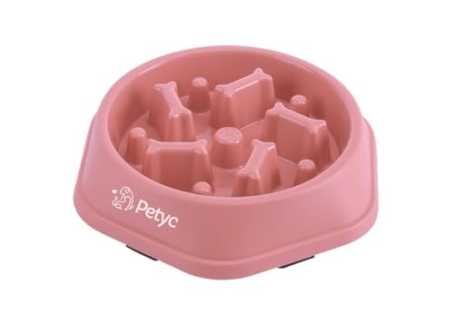 Comedouro Lento Labirinto PETYC Produto Petshop Enriquecimento Ambiental (Rosa)