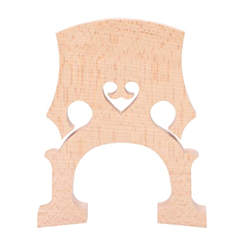 Cello Bridge, Madera de Arce 3/4 4/4 Cello Bridge Cello DIY Piezas de Repuesto Instrumento Accesorio(4/4)