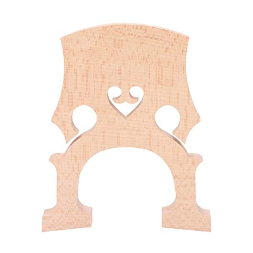 Cello Bridge, Madera de Arce 3/4 4/4 Cello Bridge Cello DIY Piezas de Repuesto Instrumento Accesorio(4/4)