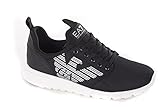 Caractéristiques : modèle : 248050CC299-00220 Couleur : noir Semelle : 100 % caoutchouc Matériau extérieur : textile Détails : chaussures de course sportives, de haute qualité et absolument confortables de la collection EA7 avec lacets Rembourrage doux au niveau du talon pour enfilage Logo sur le talon, sur le côté de la chaussure et sur la languette
