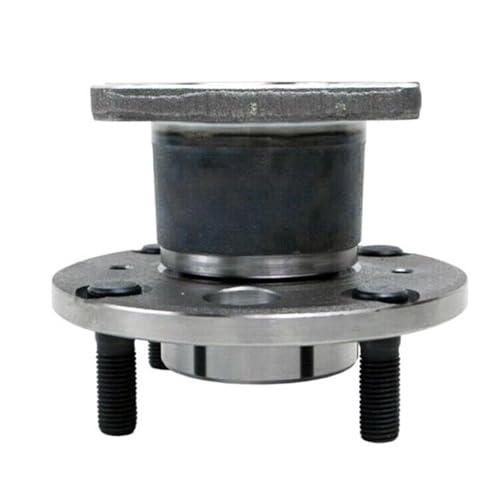 Image of Detroit Axle - 2pc FWD Rear Wheel Bearing and Hubs Assembly for Ford Fiesta 2011-2018 [Except ST Model], 4 Lugs w /ABS