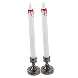 Bougie à piles : 🕯️🩸les bougies sans flamme éclairent les bougies à piles ont une taille compacte, sans prendre trop de place.