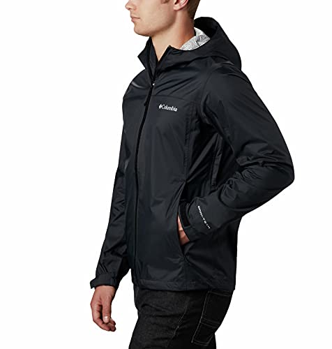 Columbia Jaqueta de chuva masculina EvaPOURation, impermeável e respirável