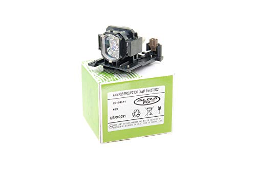 Alda PQ Premium, lámpara para proyector compatible con los proyectores HITACHI CP X2510, CP X2510Z, CP WX3014WN, CP X2511, CP X3010, CP X4011N, ED X40Z, ED X42, DT01021, CPX2010LAMP, lámpara con carcasa