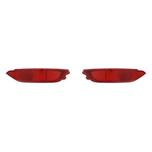 Image of CarLights360 For 2016-2018 Hyundai Tucson Pair Driver and Passenger Side Rear Bumper Reflector DOT Certified HY1184116 HY1185116 - Replaces 92405-D3050 92406-D3050