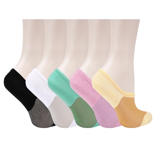 Image of Benefeet Sox Sheer No Show Socks Women Girls Cute Thin Mesh Low Cut Liner Socks for Loafers Boat Shoes