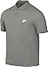 Produktbild Nike Herren Club Polo Shirt, Dk Grey Heather/White, L