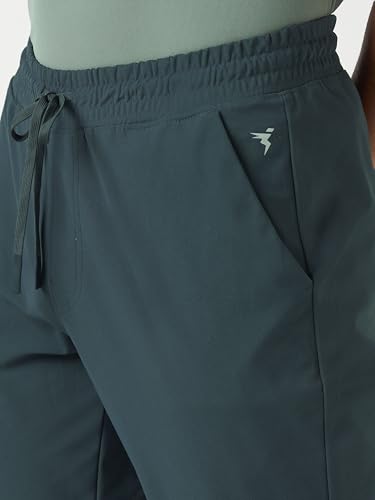 Image of TECHNOSPORT Men's Regular Fit Solid Jogger Pant with Duracool+ for Training, Running & Gym