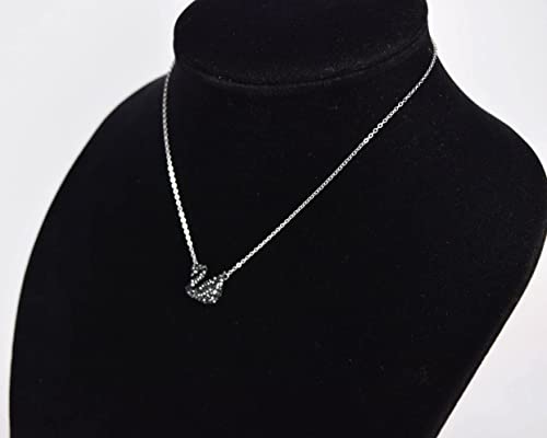 Swarovski Iconic Swan Pendant Necklace Black/Teal One Size3